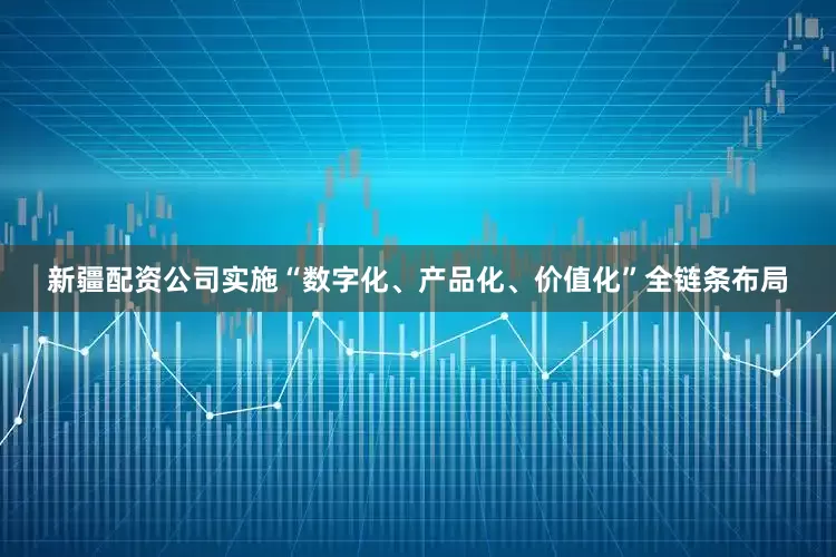 新疆配资公司实施“数字化、产品化、价值化”全链条布局